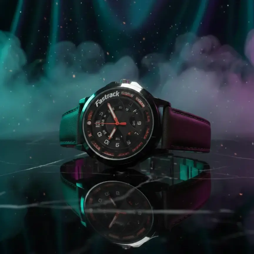 ফাস্ট্র্যাক সাইবারপাঙ্ক ব্ল্যাক এডিশন — বোল্ড এবং স্টাইলিশ মেনস ওয়াচ | Watch